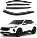 GrandWheel Window Deflectors Smoke Tinted Tape-On Side Window Vent Visor Deflectors Rain Guards Compatible with Escape 2020-2026 - 6pcs. GW0242