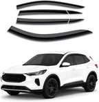 GrandWheel Window Deflectors Smoke Tinted Tape-On Side Window Vent Visor Deflectors Rain Guards Compatible with Escape 2020-2026 - 6pcs. GW0242