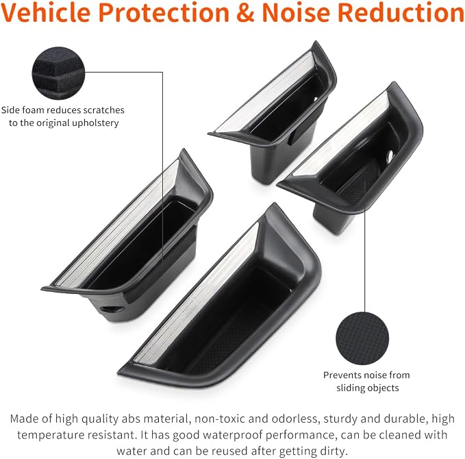 Car Door Tray Organizer Compatible for Cadillac XT5 2025 2024 2023 2022 2021-2017 Accessories Interior Car Door Handle Insert Pocket Storage Box