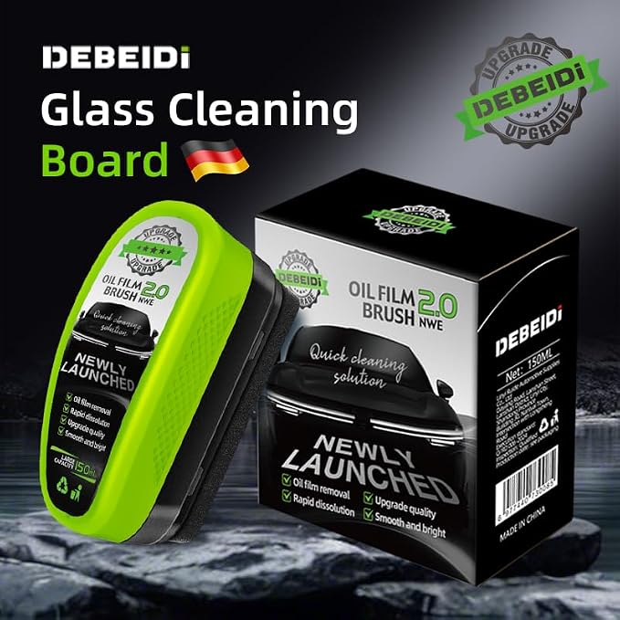 Easywave Clear Vision Glass Cleaner: 2026 New Automotive Glass Oil Film Cleaner for Car Windshield Cleaning Tool with Extra Cleaner, Universal Anti-Rain Fog Cleaning Glass Brush (2)