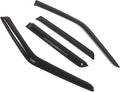 WD2-342 Dark Smoke 4 Pcs Set Window Visor (Outside Mount) Deflector Rain Guard Compatible with 2011-2017 Nissan Juke