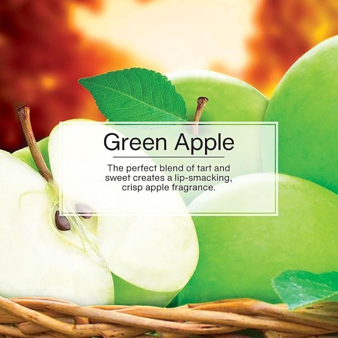 Car Air Freshener | Hanging Paper Tree for Home or Car | Green Apple | 6 Pack