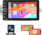 Car Radio Stereo for Chevy Silverado GMC Sierra Yukon Tahoe Impala Hummer 2003 2004 2005 2006,with Android 15 CarPlay Android Auto 5GHz WiFi FM/AM Bluetooth GPS SWC Backup Camera【4Core 64GB 】