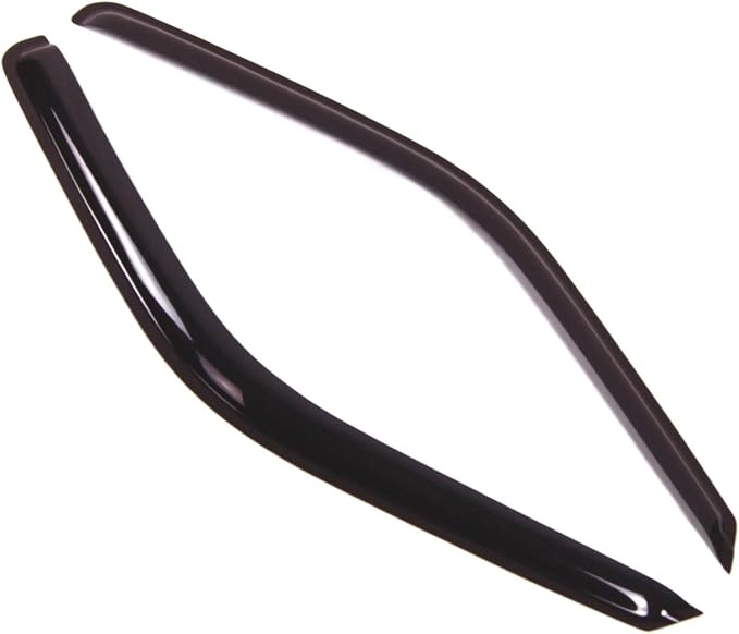 WD2-067 Dark Smoke 2 Pcs Set Window Visor (Outside Mount) Deflector Rain Guard Compatible with 1995-1999 Chevrolet Tahoe