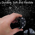 4pcs Bling Car Cup Holder Coaster, 2.75 inch Anti-Slip Shockproof Universal Fashion Car Coasters Insert Bling Crystal Rhinestone Automotive Interior Accessories for Women (4 pcs, Black)