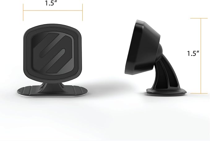 MMDSD-RP MagicMount™ Select Mini Magnetic Car Phone Holder - Strong Magnet Mount for iPhone and Android - Secure Magnetic Cell Phone Mount for Car Dash - Universal 360° Mobile Cellphone Holder