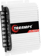 TS 400x4 400 watts RMS 4 Channels Full Range Car Audio Amplifier, 2 Bridged Channels, RCA Input Class D, Output Power, Multichannel Amplifier System, Small - TS400X4