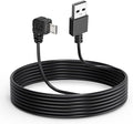 Dash Cam Cable for Micro Dash Cam,11.5FT L Angle Micro Adapter Dash Camera Power Cord,Dashcam Charger Cord for Mirror Camera,Driving Recorder,Car DVR