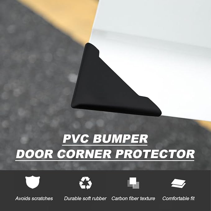 2 PCS Car Door Edge Guards, Anti-Collision Auto Front Door Corner Cover Decor Trim, Anti-Scratch Door Edge Scratch Gaurd Protector for Car Truck SUV, Car Accessories