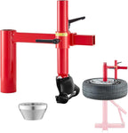 Manual Tire Changer Duck Head Kit with Silver Cone, Fit for 16"-21" Wheels, Heavy Duty Manual Tire Changer Duck Head Adapter Kit, Mounting and Demounting Tool for Most Cars, SUVs, Trucks, ATVs