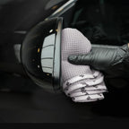 Microfiber Drying Towel, 2 PCs Car Wash Drying Towel, Waffle-Weave Highly Absorbent, Scratch Free,Big Cleaning Cloth Towel for Auto Detailing, 380GSM, 25.2 x 34.3 inch, Grey-MT033