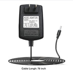 12V AC-DC Adapter for Charging SNAILAX Heated Seat Massager Cushion SL-222 SL-262MG SL-262A SL-262P SL-262PB SL-262M SL-262-APP SL-262AN 12Volts 12VDC Charger Power Supply Adapter Cord Cable