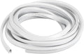 U Channel Edge Trim, 13.1ft Length Rubber Guard Seal Strip Edge Protector Fit for 1-2.5mm Edge, (15/64" W x 25/64" H) White