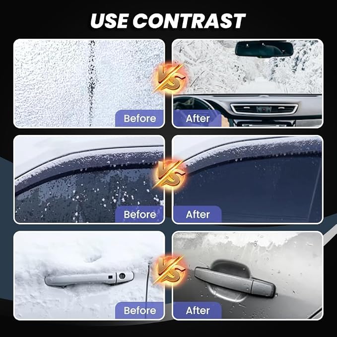 2 PCS Electromagnetic Snow Removal, 2026 New Anti-Freeze Electromagnetic Car Snow Removal Device, Portable Car Windshield and Mirror Defroster, Electromagnetic Wave Anti Freezing Removal Device
