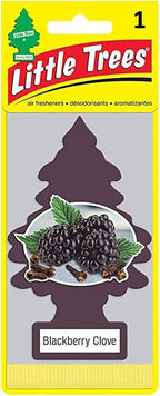 DAS-17343 Car Air Freshener | Hanging Paper Tree for Home or Car | Blackberry Clove