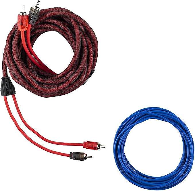 AMPKIT4 4 Gauge Amp Installation Wiring Kit - Amplifier Installation Kit 4 GA - A Car Amplifier Wiring Kit Simplifies Wire Connections and Delivers Power to Your Radio, Subwoofers, and Speakers