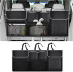 Large Capacity Car Trunk Organizer,Six Pockets Trunk Storage Organizer with Adjustable Straps,Wear-Resistant Oxford Fabric Hanging Trunk Organizer for Car Truck SUV