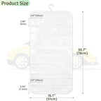 Hanging Organizers for Mini Car Double Sided 80 Pockets Display Case for Toy Cars(Without Toy Cars) (One Piece White)