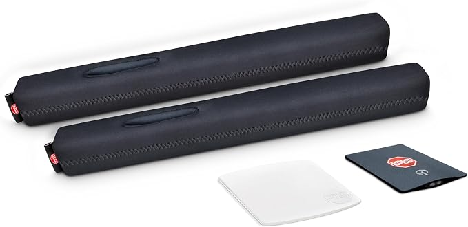 The Original Car Seat Gap Filler - Set of 2 (Pad + LED Light) | Car Accessories for Men & Women, Between Seats Console Organizer, Patented, As Seen On Shark Tank