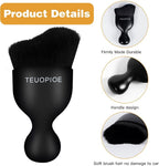 Car Interior Cleaning Brush, Car Duster Interior,Car Detailing Brush Dusting Brush,Car Interior Cleaning Tool, Auto Soft Hair Car Brush,Auto Interior Dust Brush for Air Vents(Black)