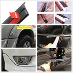 5M/16.5Ft Universal Self Adhesive Auto Rubber Weather Draft Seal Strip, Car Windshield Edge Moulding Sealing Strip Soundproof T-Type Rubber Edge Protector Trim, Black (8x10mm/0.31' x0.39'')