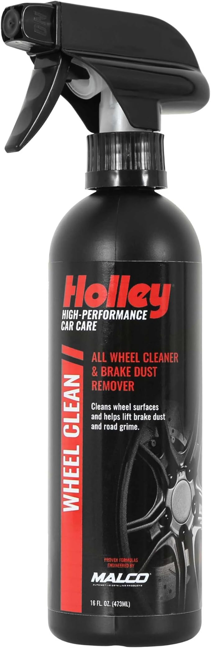 Wheel Clean - All Wheel Cleaner & Brake Dust Remover - High-Performance Car Care, Spray on and Dissolve Grime - Acid-Free Formula for Tires - 16 oz.