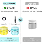 Car Cleaning Gel 2Pack Car Clean Putty, Universal Car Interior Cleaner Slime, Perfect Keyboard Cleaning Kit Supplies, Auto Detailing Tools Accessories, Dust Remover Gifts for Men Women