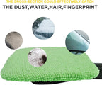 Microfiber Cleaning Cloth for Windshield Cleaning Tool, Windshield Cleanner Wand Replaceable Glass Cleaning Bonnets, Interior Auto Window Cleaner Washing Pads, Fit 5”, Green, 5 Pack
