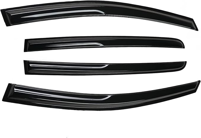 Durable Tape-on Rain Guards Side Window Visor,Window deflectors for 2017-2022 KIA Sportage,Vent Deflector,Window Visors,4 Pcs