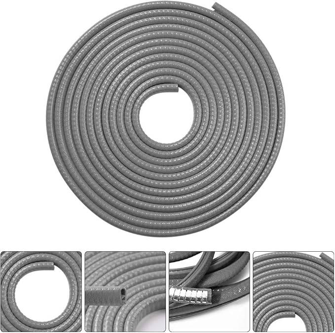 Car Door Edge Guards Rubber U Shape Edge Trim Seal Strips Protector Car Door Edge Protection for Auto Vehicle 10M