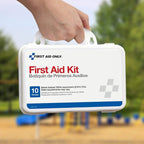 6060 All-Purpose 10-Person Emergency First Aid Kit for Business, Worksite, Home, and Car, 57 Pieces