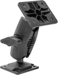 Heavy Duty 4 inch Car or Wall Mount for Camera GPS Satellite Radio and Video Camera Black Retail
