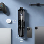 Handheld Vacuum Cordless, 17000Pa Car Vacuum Portable Cordless with Brushless Motor, 2-in-1 Vacuum Cleaner with Multi-Nozzles & Washable Filters, 2 Suction Modes for Home, Car, Office, Pet Hair