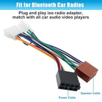 Wiring Harness Replacement for Toyota Corolla Camy RAV4 Highlander ISO Radio Wire Cable Car Stereo Power Speaker Adapter | 16Pin Car Radio Wire Harness Adapter Compatible Corolla Camy RAV4 Highlander Prius 4Runner Tundra Factory Radio Connector