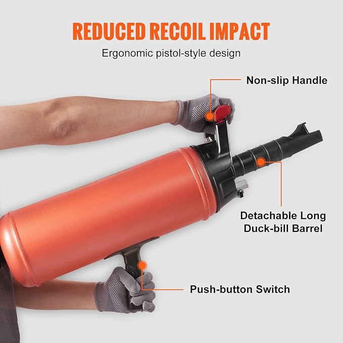 Tire Seater, 2.4 Gal/9 L Air Tire Blaster, 150 PSI Handheld Portable Tire Inflator Tool, 87-116 PSI Operating Pressure for Tractor Truck ATV Car and Automobile Repair