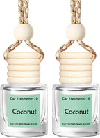 Hanging Car Air Freshener, Long Lasting Scent, Cute Air Fresheners for Women, 2 Pack Non-Toxic Essential Oil Diffuser, Made in USA