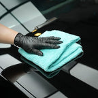 Microfiber Drying Towel Car Wash Drying Towel, 6 Pack Super Plush Edgeless Car Wash Towels for Auto Detailing, 16.1x17.7 in, 420GSM, Teal Blue-MT039
