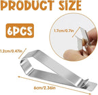6Pcs Car Sun Visor Photo Frames, Strong Hold Visor Clips for Cars DIY Sunshade Photo Frame Clip, Not Easy to Damage Stainless Steel Accessory for Car, Home & Office