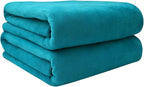 Large Microfiber Bath Towels Set with Hanging Loop, 2 Pack (30" x 60") - Soft, Absorbent, Quick Drying, Lint-Free, Fade Resistant, Use for Salon, Hair Wrap, Fitness, Sport, Yoga, Teal