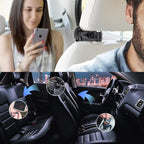 Multi Car Retractable Backseat 3 in 1 Car Charging Station Box Compatible with All Phones | iPhone | Samsung | Uber Taxi Lyft Turo Ride Share Customer Charging Dock Attach to Headrest