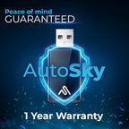 Wireless CarPlay Adapter for iPhone & Android Auto – Plug & Play, Fast Auto-Connect, Compatible with Factory Wired CarPlay, Stable Dual-Band Connection – WUA-8PRO