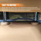 2PCS Car Kick Mats Back Seat Protector for Kids, Universal Anti-Scratch Transparent Auto Seat Back Cover Against Mud, Waterproof Vehicle Backseat Protection Pad for Most SUVs Trucks (Grey)