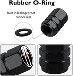 4Pack Funny Tire Valve Caps Universal Tire Air Cap Valves Stem Covers | Aluminum Alloy Rust-Proof Valve Stem Caps, for Auto SUV Truck Motorcycle Bicycle, Funny Gifts for Women Men Drivers