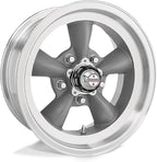 Vintage VN105 TORQ THRUST D 14X6 5X4.75 3.42-2mm TORQ THRUST GRAY MACHINED LIP - VN1054661
