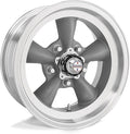 Vintage VN105 TORQ THRUST D 15X6 5X4.75 3.66 4mm TORQ THRUST GRAY MACHINED LIP - VN1055661