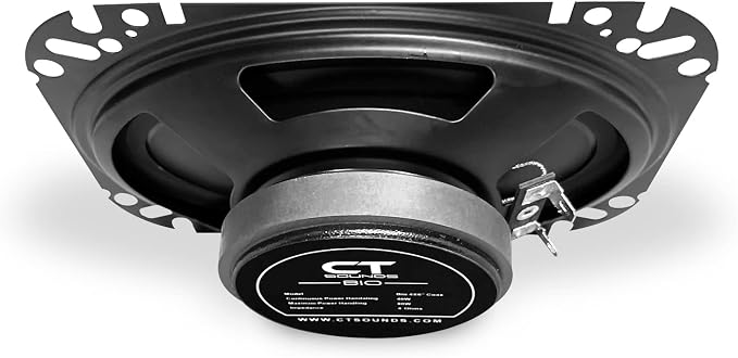 CT Sounds BIO-4X6-COX 4x6 Inch Coaxial Car Speakers, 160 Watts Max, Pair