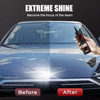 Glass Polishing Liquid D1,2025 New Car Glass Polishing Compound Windshield Cleaner Glas Oil Film Remover with Sponge,Auto Glass Polish Removes Swirls, Scratches, Wiper Marks & Oil Film (2)