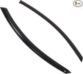 Outside Mount Window Vent Visors Rain Guards Compatible with Nissan Altima Coupe 2008-2013 | Side Window Wind Deflectors Rain Shields | Smoke Tinted, 2 Pcs Set, DGWV-835