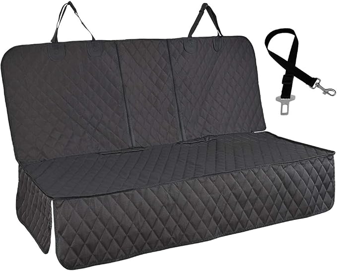 Honest Dog Car Seat Covers, Dog seat Cover with Side Flap for Cars, Trucks, and Suv's - Waterproof & Nonslip Pet Seat Cover for Backseat