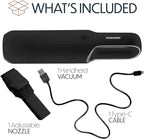Portable Hand Vacuum Cleaner Handheld Cordless Cleaner for Dust Pet Hair Dirt Home Car Interior Lightweight, Easy to Use, Compact Design Battery Rechargeable with USB-C Cable - Black